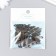 Castle metal for bronze casket + nails. set 10 pcs 2x3 cm