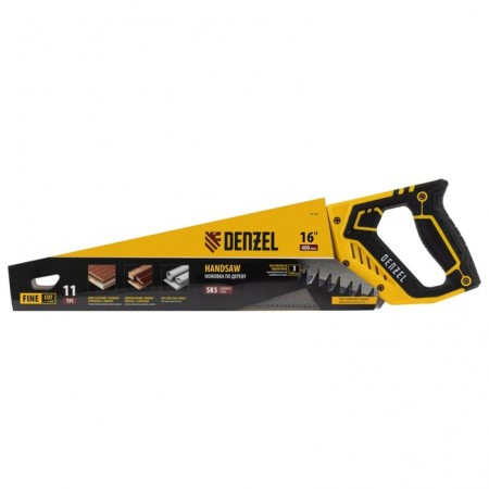 Denzel 24146 wood hacksaw, 2k handle, 2k handle, 11 tpi, 400 mm-3