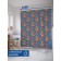 Photostore for the bathroom "Spring flowers", Saten, size 180x200 cm