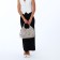 Women's bag with lightning, beige color