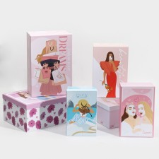 Set of boxes 6 in 1, gift packaging, “Girls”, 20 x 12.5 x 7.5 - 32.5 x 20 x 12.5 cm