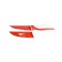 Universal knife with a colored blade, color mix