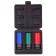 Set of heads Stels 13953, 17/19/21 mm, 1/2 ", shock, hexagonal, elongated, for wheeled discs