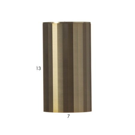 Lamp "Aliser" GU10 bronze 7.5x7.5x13 cm-3