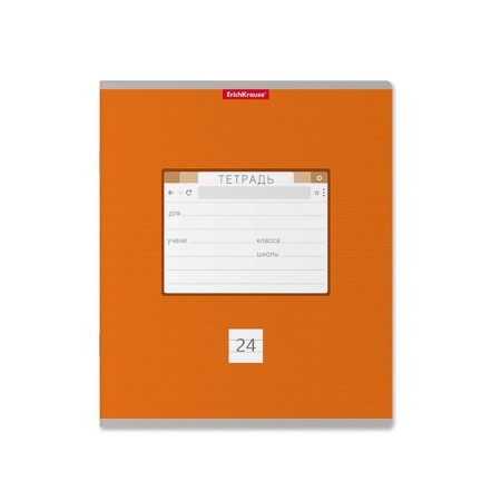 Notebook 24 sheets in the Optima 3W line, cover coated cardboard, offset block, mix (1 species in the adhesion)-3