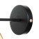 Bra "lines" 1x60W E27 Black/gold 22x11x11sm