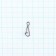 Flasp "Volzhanka" Hook Snap No. 1, test 20 kg, 10 pcs