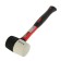 Rubber Kiyanka Matrix 11171, 450 g, black and white rubber, fiberglass handle