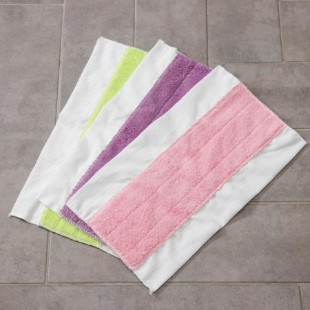 Nozzle for a mop with a clip-butter of a share, 39 × 25 cm, double-sided, microfiber, mix color-3