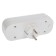 Substantor Universal A303, 3 sockets, with salary, 16 A, white