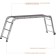 Siberian workstations "SIBIN" PP-36, aluminum, with wheels and a removable platform, 3x6x3 steps