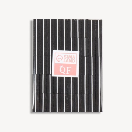 Batf sandpaper for nails, set 50 pcs, bilateral, 3.5 × 2.5 cm, black color-6