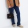 Magnet bag bag, long belt, brown color
