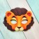 Puppet show. Mask "Leo"