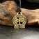 Alpha and Omega-Omega amulet No. 27, metallic