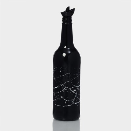 Glass bottle for sauce and oil "Marble", 750 ml