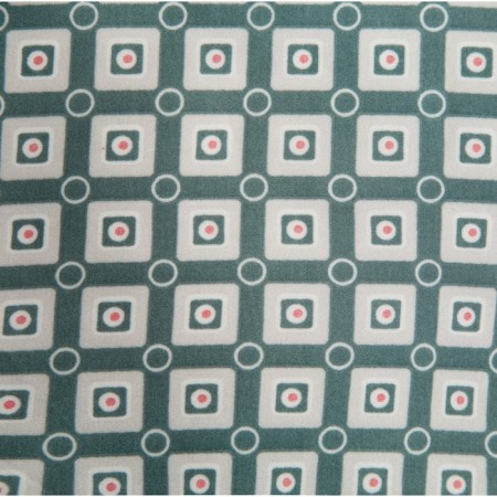 Textile scarf, green color, size 70x70-2