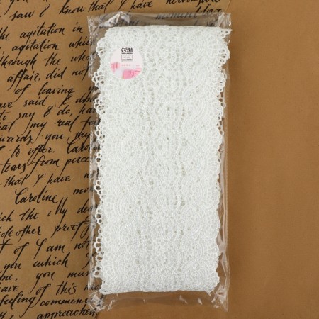 Hypure lace, 105 mm × 6.8 ± 0.5 m, white color-4