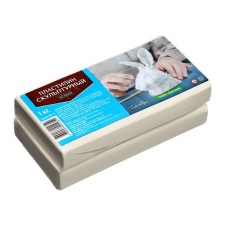 Plasticine sculptural Globus, hard, white, 1000 g