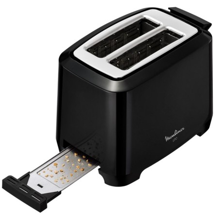 Toster Moulinex LT140811, 800 W, 7 frying modes, 2 toasts, defrosting function, black-2