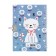 Gift notebook, 45 sheets, line, on the castle, on the crest, the cat white (17.8x13cm)