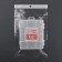 Organizer for decor, with a suspension, mobile cells, 12 cells, 13.8 × 11.3 cm, the color is transparent