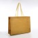 Household bag without fastening, mustard color