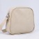 Cross-Bodi Bag on a zipper, beige color