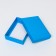 The box is folding, blue, 21 x 15 x 5 cm