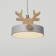 Bayerlux lamp "Deer Piarti" LED 24W 3000-6000K white 22x22x32-85 cm