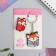 Gift set "Fox" icon + keychain, 6.8 x 10.5 cm.