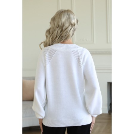 Female sweatshirt, size 44, white color-2