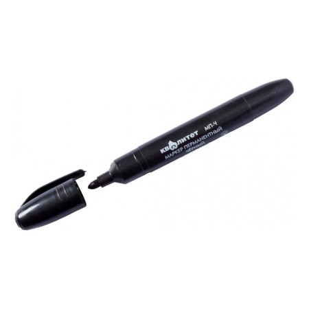 Marker KALITET MP-H, permanent, felt, black, 2-3 mm-1