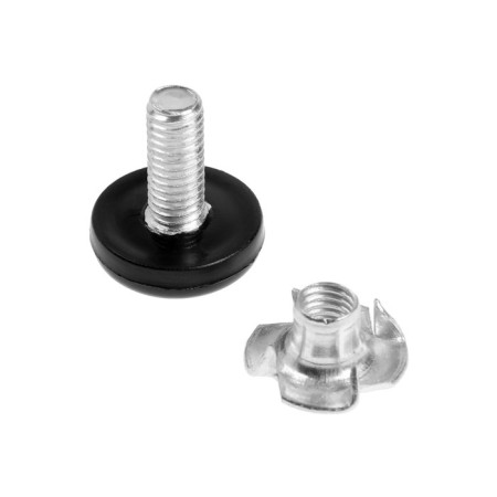 Support adjustable tundra, d = 20 mm. M6x18 mm. The color is black, 4 pcs.-3