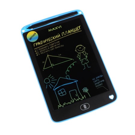 Graphic tablet for drawing and notes LCD MaxVI MGT-01C, 8.5 ”, color display, blue-1