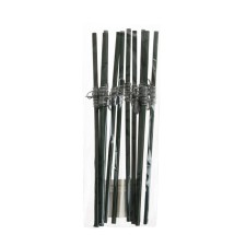 The opposite is straight, 15 cm, the color is green, 10 pcs.