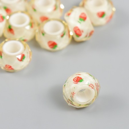 Busina for creativity plastic "Lill - Berries" 1.3x1.3x0.8 cm-1