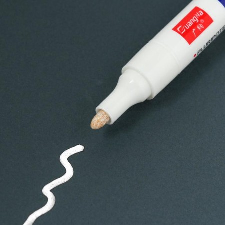 Marker - pencil, paint for tires waterproof on an oil basis, white