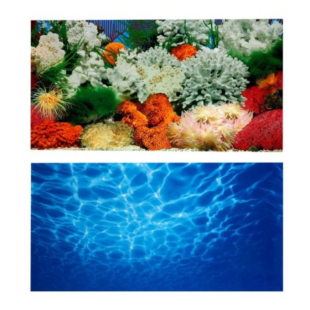 Background for the aquarium bilateral, 40 x 75 cm