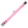 Collar with backlight size M, Osh 40-48 x 2.5 cm, 3 glow modes Pink