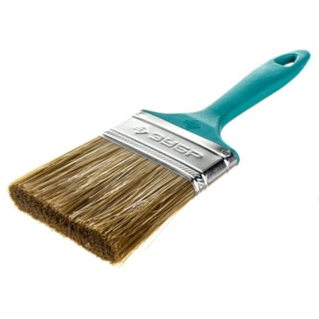 Brush Flat bison ″ KP-14 ″ 4-01014-075, mixed bristles, plastic handle, 75mm-1