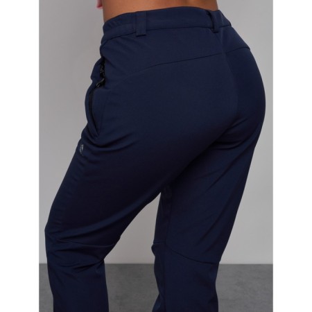 Sports female trousers, size 44, dark blue color-14