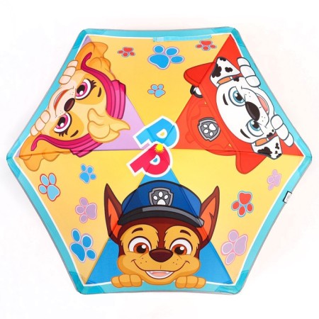 Children's umbrella. Puppy patrol, 6 spokes d = 90 cm-11