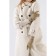 Gloves are female, dimensionless, without insulation, beige color