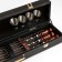 Set with skewers Gift "Elite-S" in a box from eco-leather No. 12