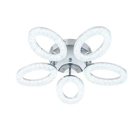 Ceiling light ESCADA, 10283/5LED. 1x120W, LED, 9360LM, 3000/4000/6500K, 600x600x100 mm, chromium color-3