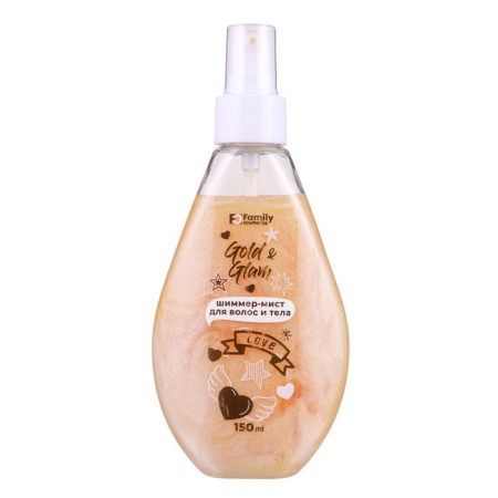Hair and Body Mist "Family Cosmetics", "Gold & Glam", 150 ml