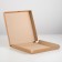 Pizza box, brown, 33 x 33 x 4 cm