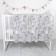 Fleet blanket "houses", size 100x140 cm, color gray color