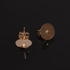 Fundamentals for corn with plugs, a platform of 10 mm, steam, color gold